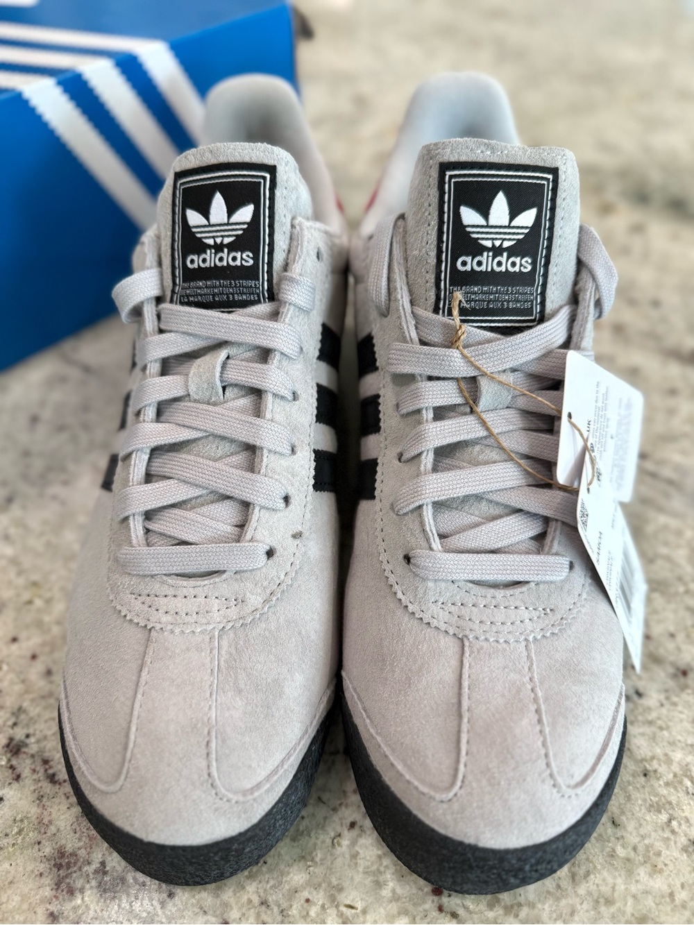 Adidas Samoa Men's Sneakers in Grey - Picture 5 of 15